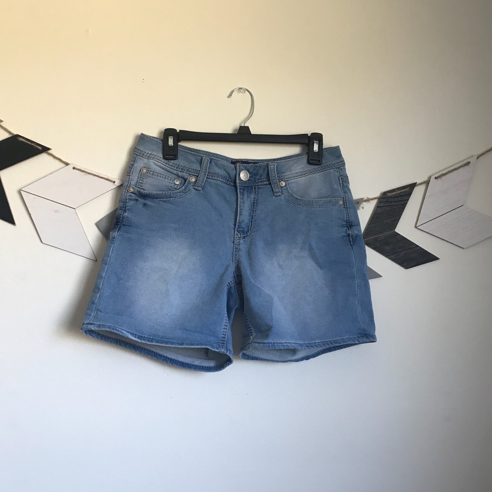 Knit Denim jean Shorts